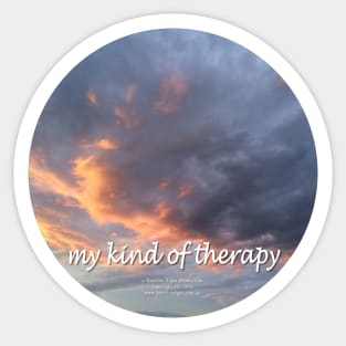 My Kind Of Therapy 03 ROUND Sticker